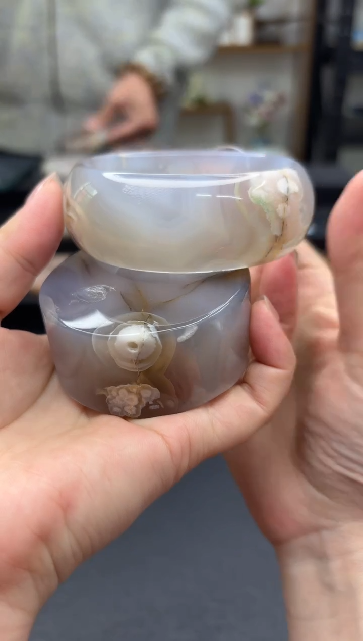 【闪购商品】石英质玉手镯未镶嵌C185(62圈赠送镯心)