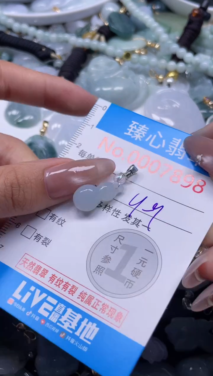 颈饰未镶嵌翡翠7898