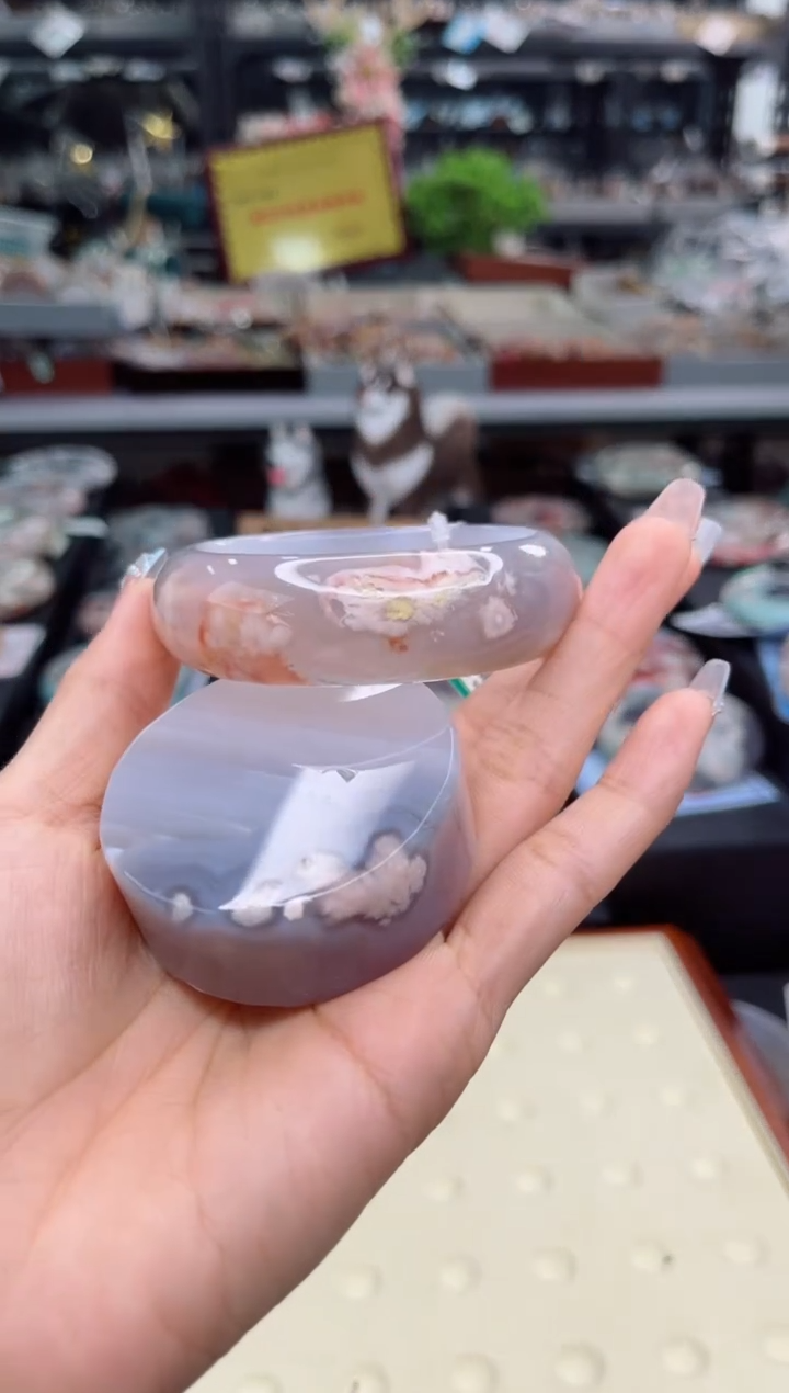 【闪购商品】石英质玉手镯未镶嵌55圈口（赠品镯心）6444209