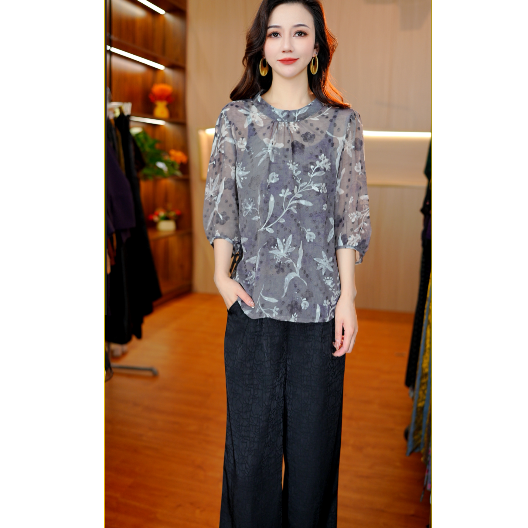 5789-18新款时尚休闲小衫