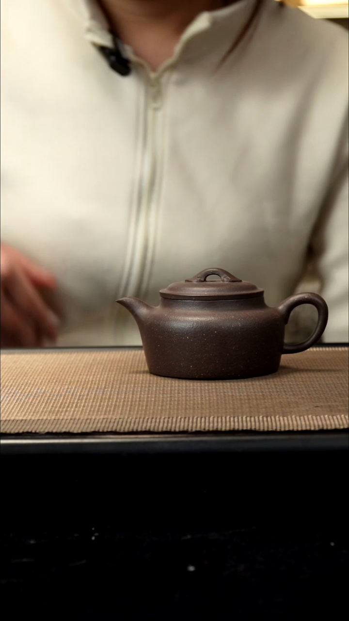 紫砂茶盏天青如意德钟150CC