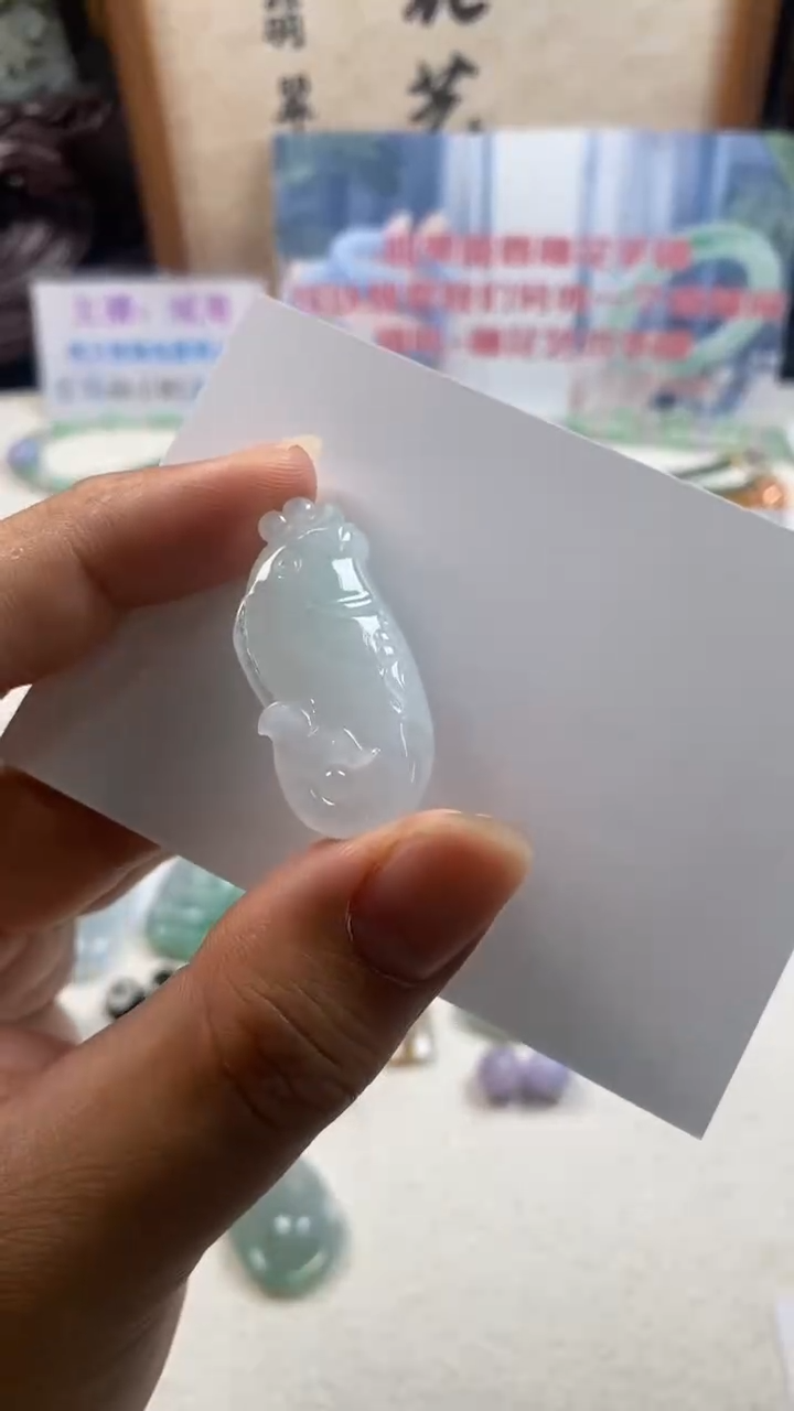 颈饰未镶嵌翡翠天然翡翠