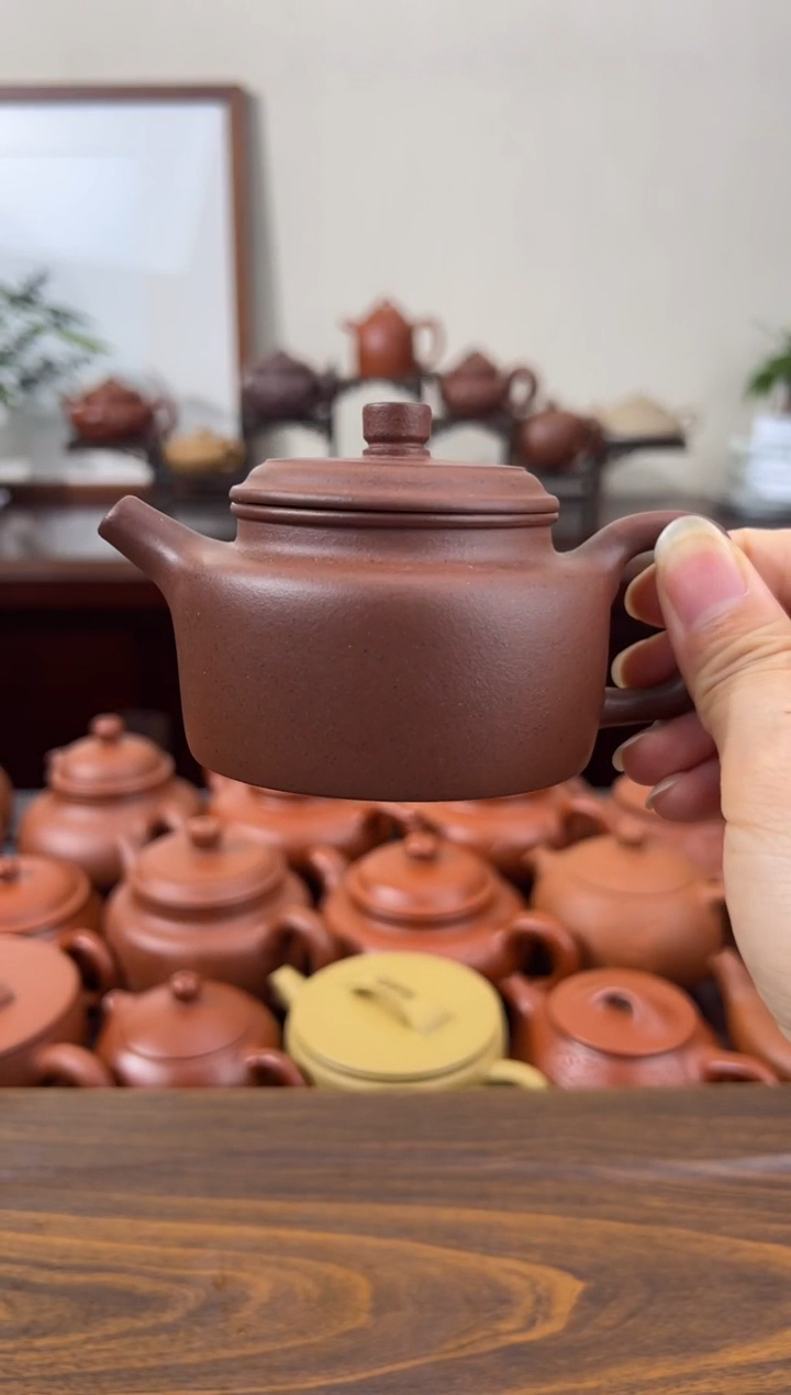 茶壶紫砂紫泥德钟壶150CC