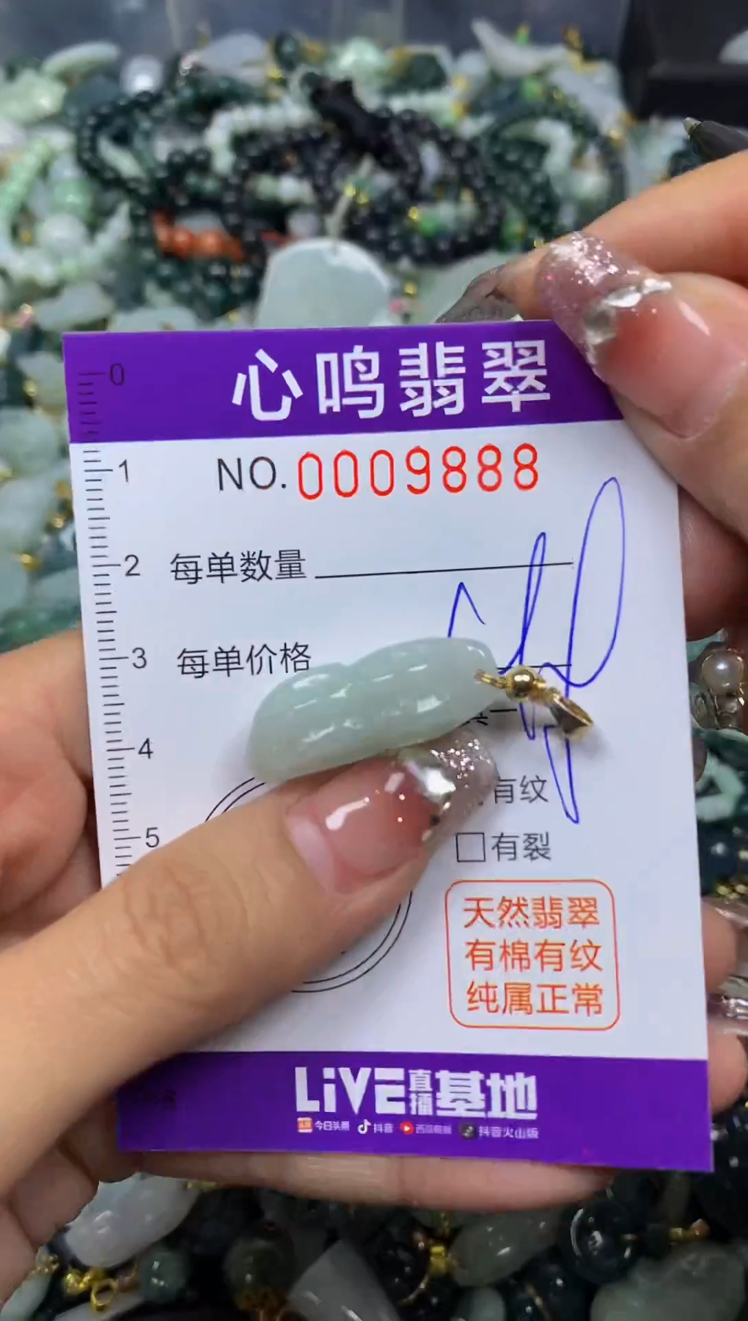 【闪购商品】翡翠颈饰未镶嵌闪购009888