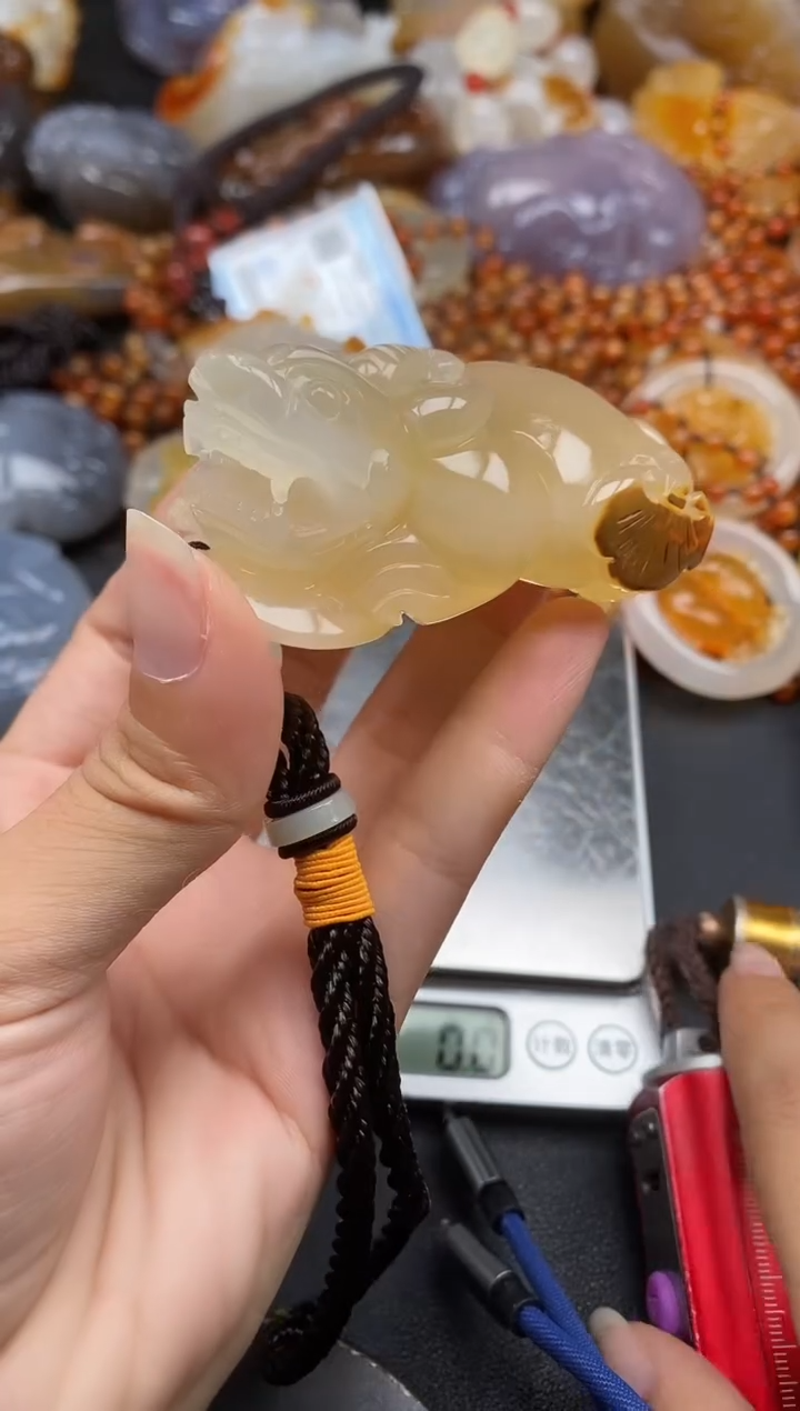 未镶嵌1玛瑙/玉髓小*ll