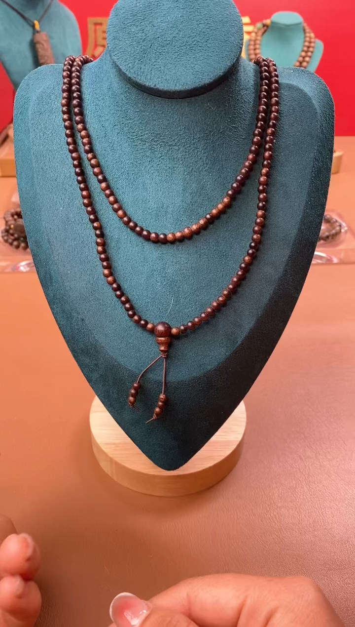 【闪购商品】沉香木手串M沉水芽庄黄棋楠04*216颗