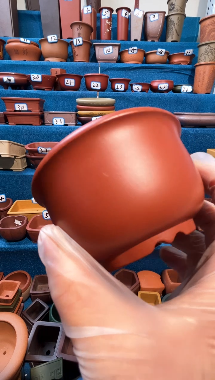 【闪购商品】紫砂紫砂花盆7.5*5