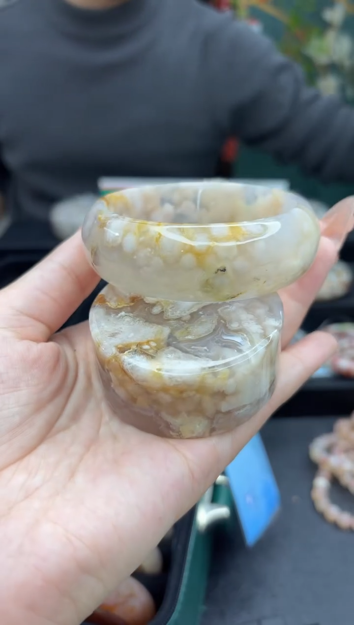 【闪购商品】石英质玉手镯未镶嵌713（60圈赠送镯心）