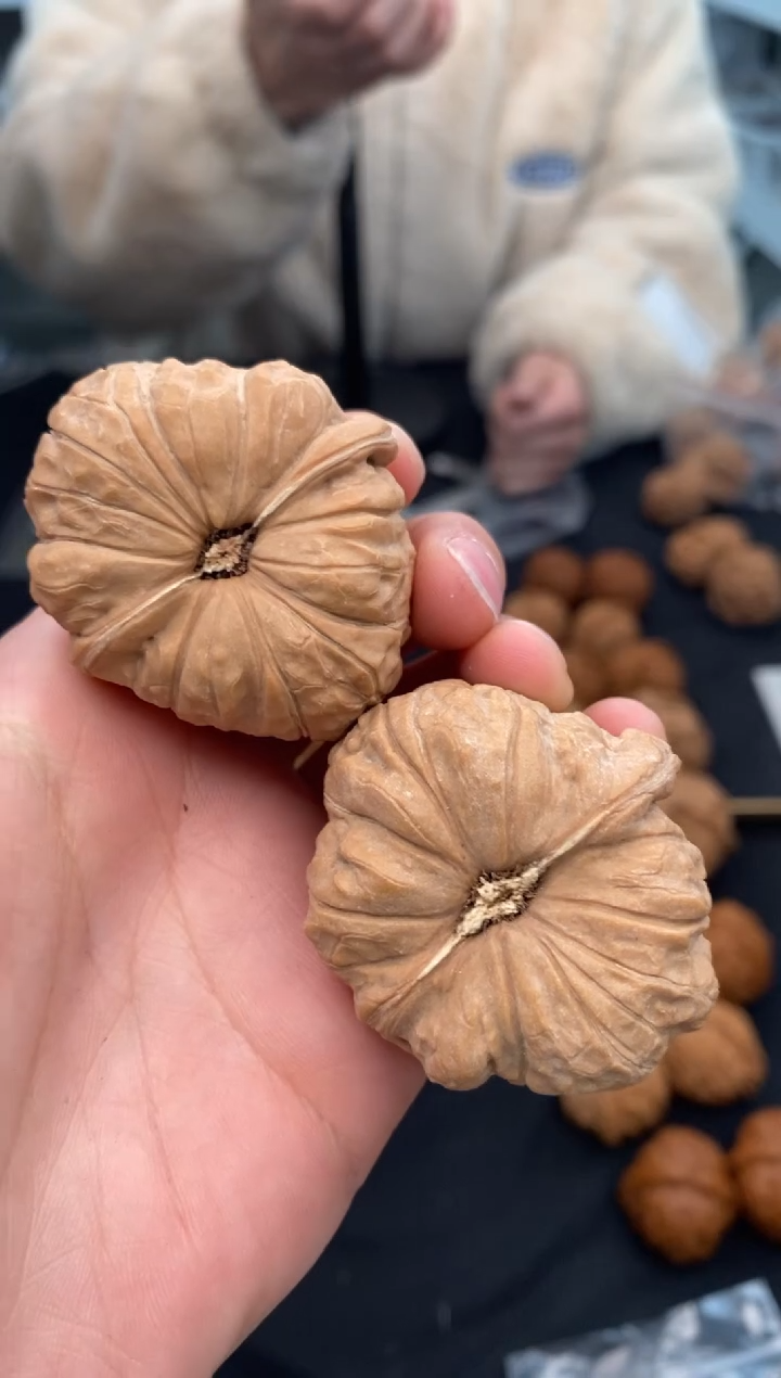 【闪购商品】文玩核桃把件南瓜墩42-t903