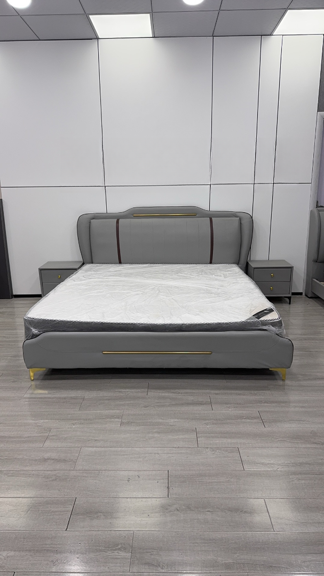 0805皮床轻奢现代主卧高端大气现代简约软包储物主卧床