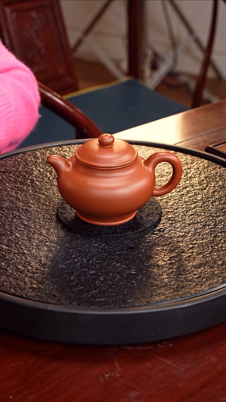 茶壶紫砂补贴款  掇只27  朱泥大红袍  350毫升 秦永强
