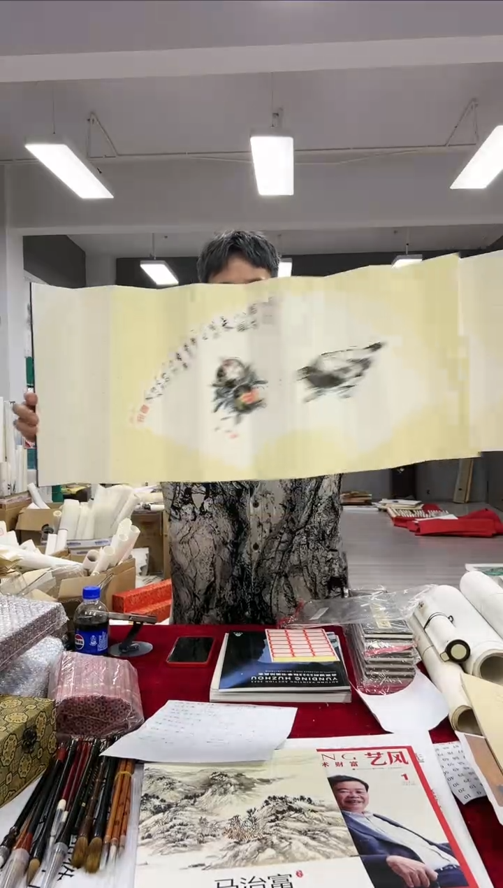 国画泽43号曾康老师绘画册页