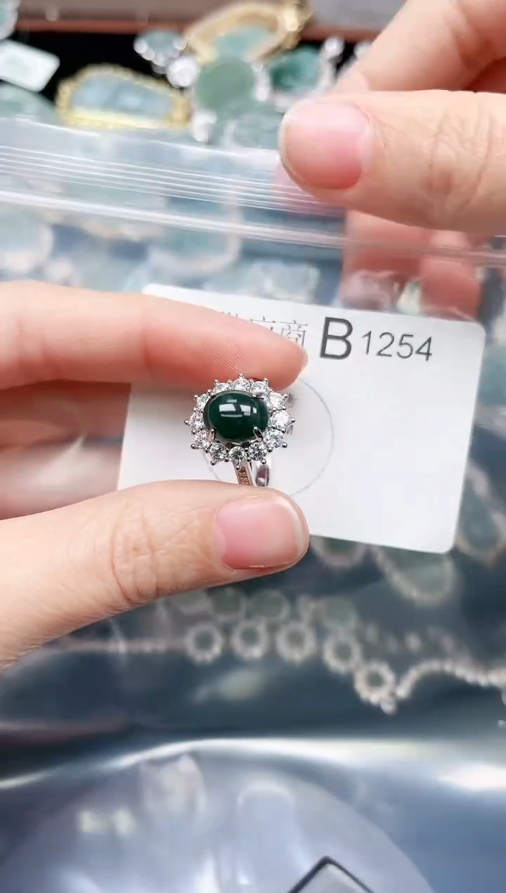 【闪购商品】翡翠颈饰未镶嵌1254赠皮绳