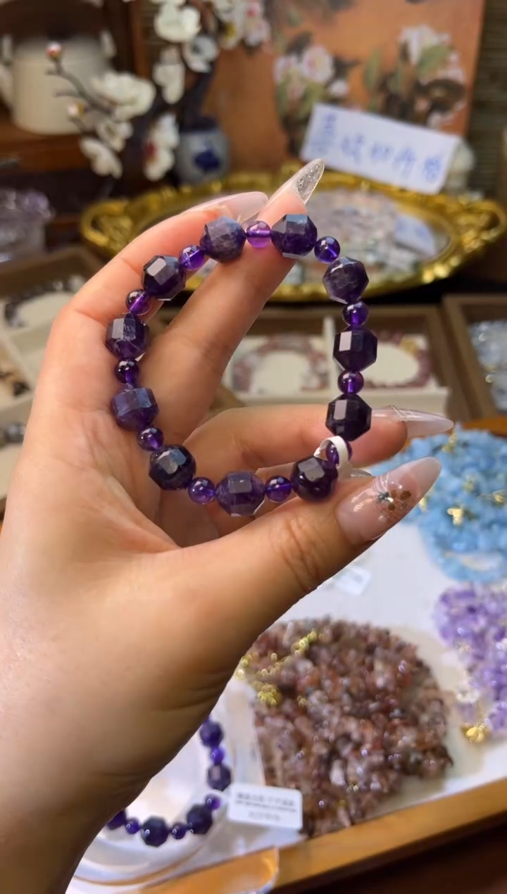 【闪购商品】水晶手链未镶嵌乌拉圭紫