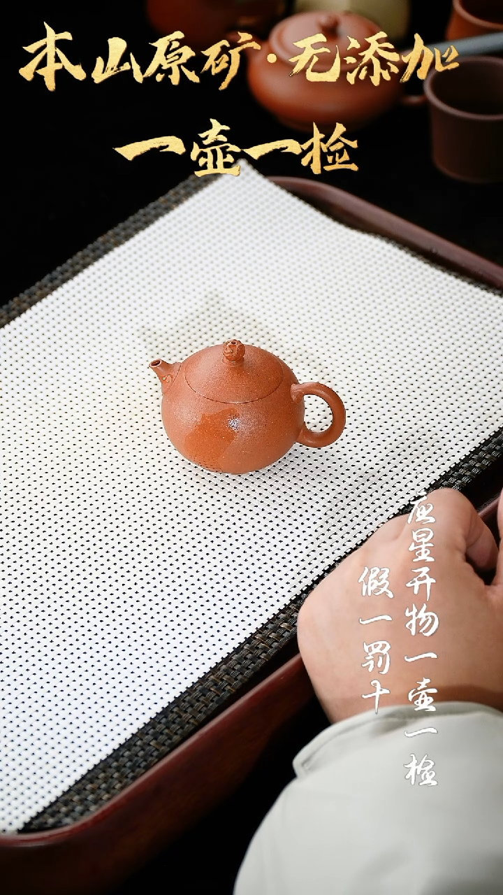 【闪购商品】紫砂茶壶ji品降坡泥 如意西施 100cc