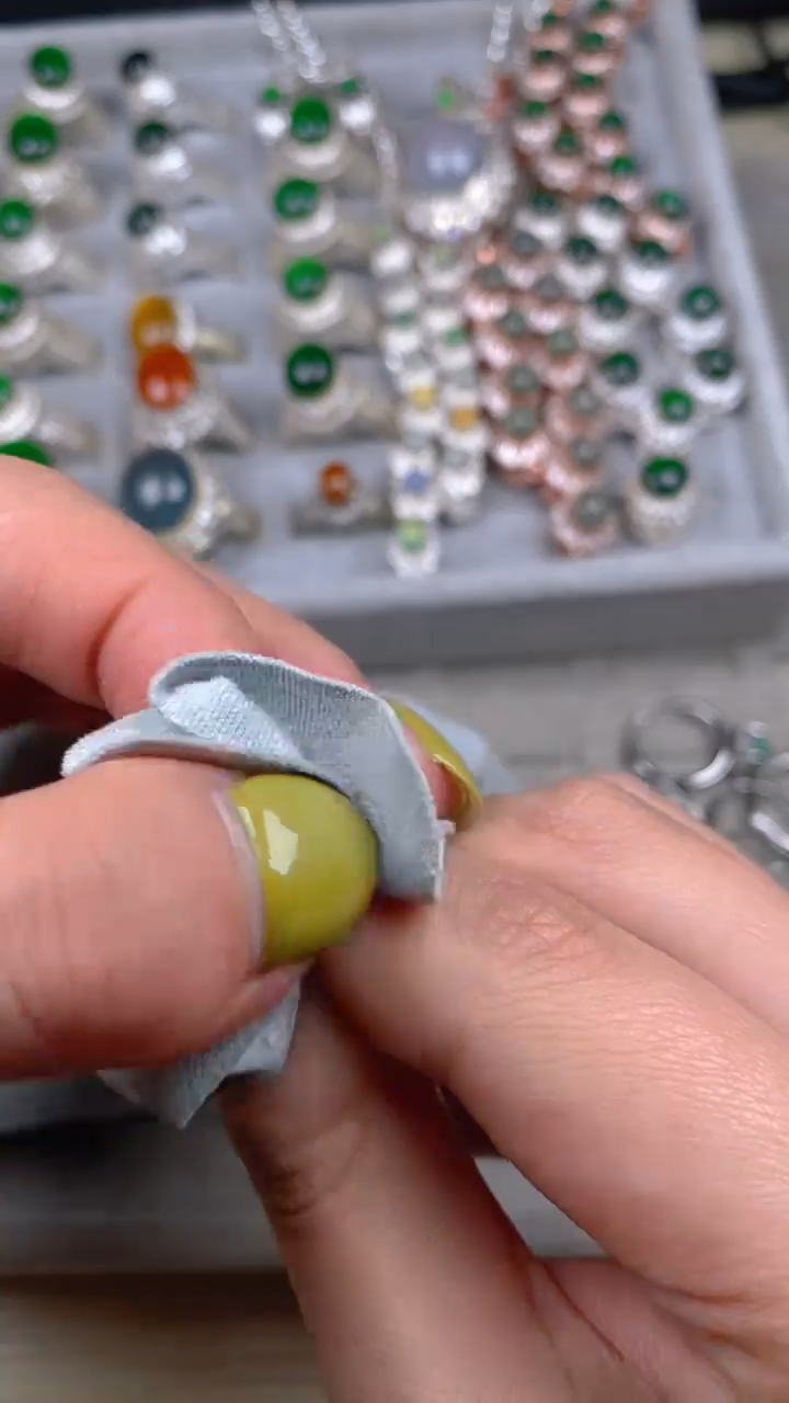 【闪购商品】翡翠戒指未镶嵌缅甸现金收货不退不换拍一发一