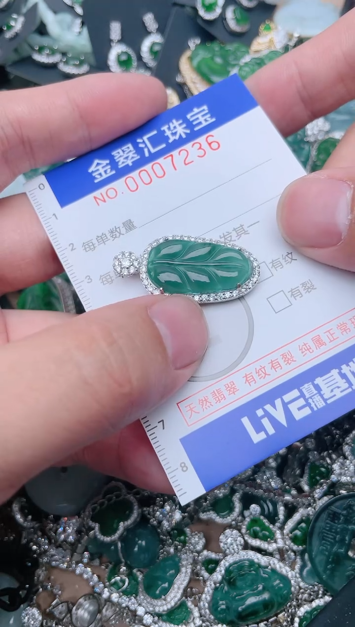 【闪购商品】翡翠颈饰未镶嵌7236....