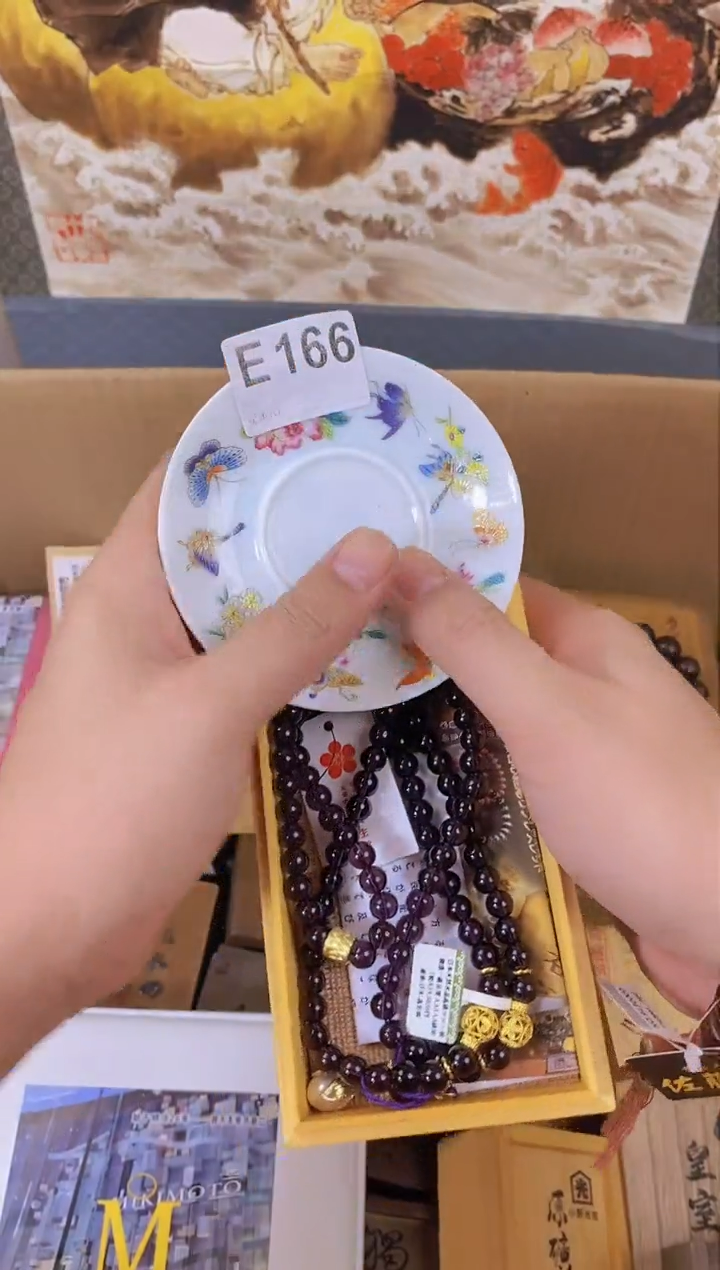手工艺品琉璃E166瓷器手串多样性发一