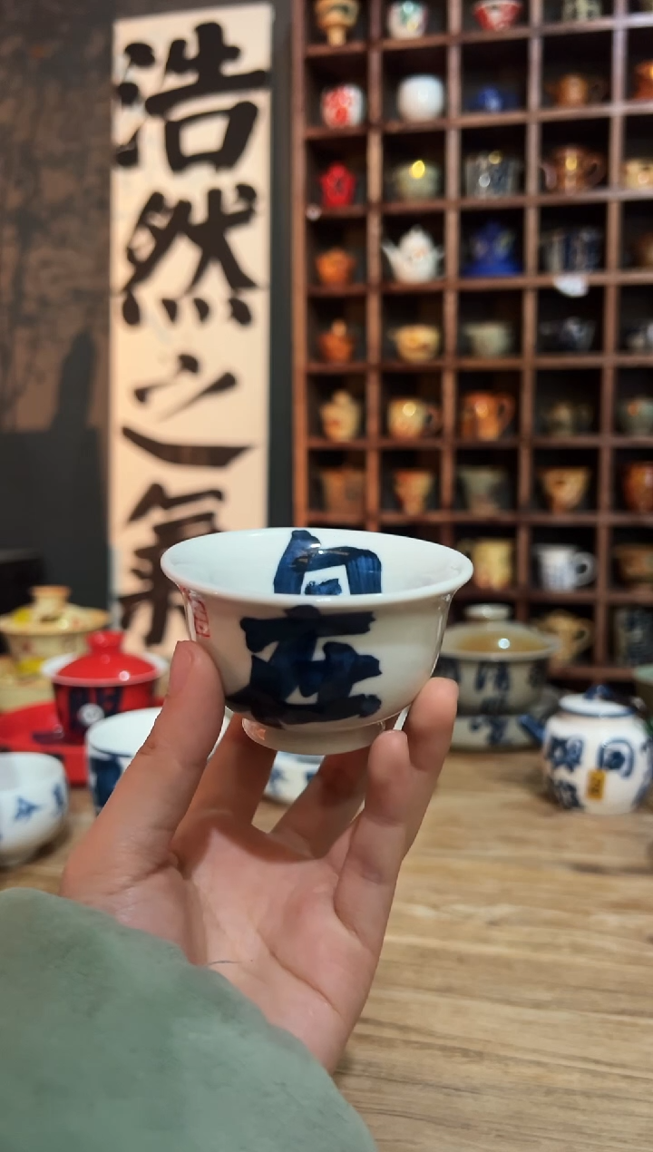 【闪购商品】观云听雨原创手绘茶具