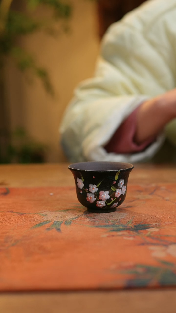 【闪购商品】瓷片1991景德镇手工手绘釉下彩高温瓷