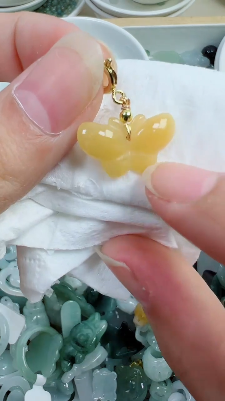 散珠翡翠110号链接，A货翡翠