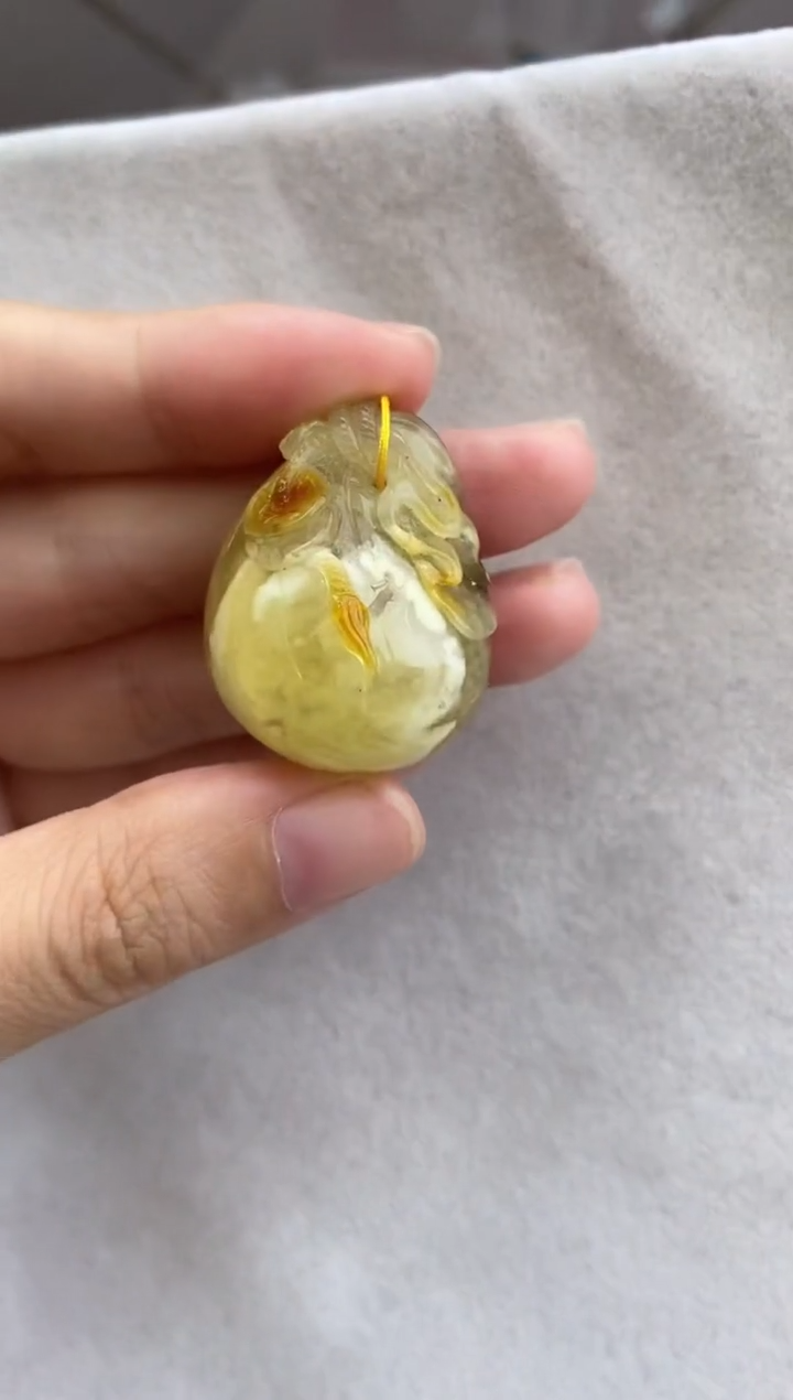 裸石琥珀未镶嵌10916152-特价吊坠
