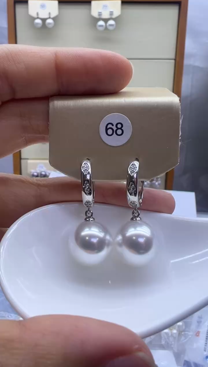未镶嵌耳饰淡水珍珠68