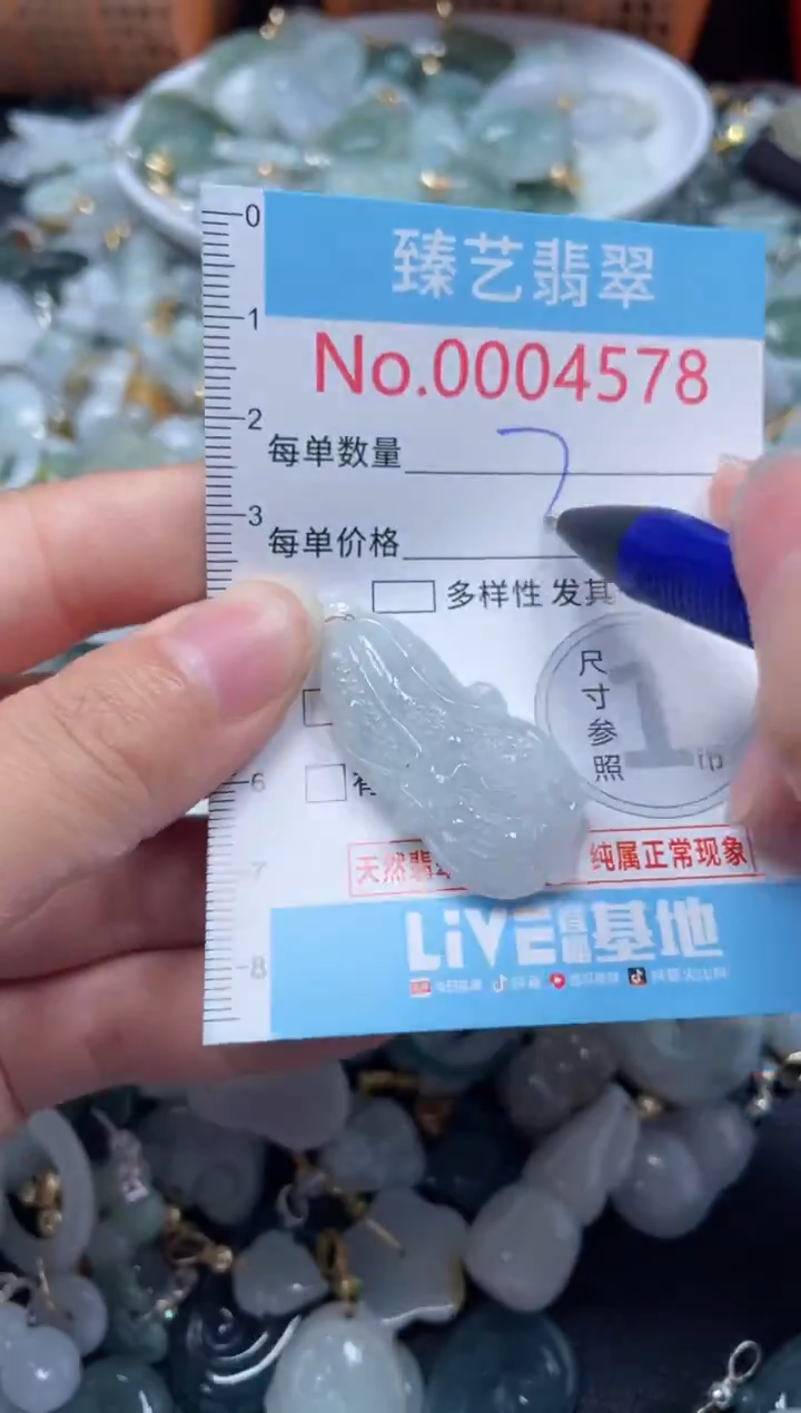 颈饰未镶嵌翡翠4578