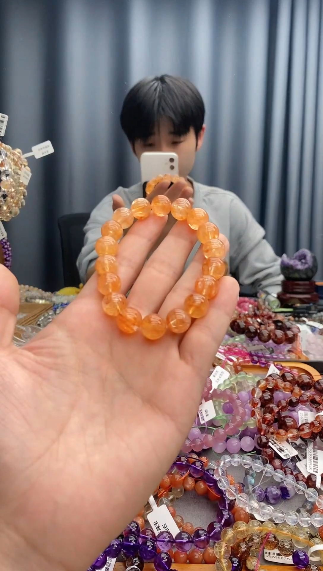 【闪购商品】水晶手链未镶嵌胶花