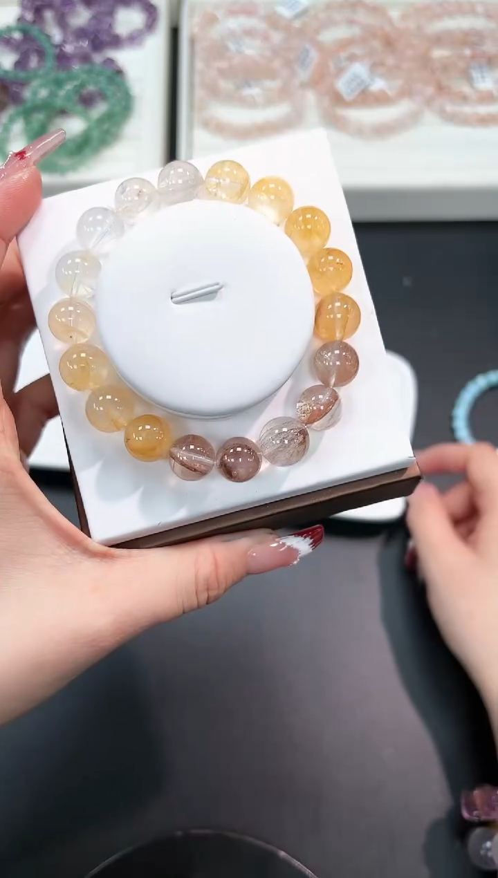 【闪购商品】水晶手串未镶嵌43q多样性发其一/1个