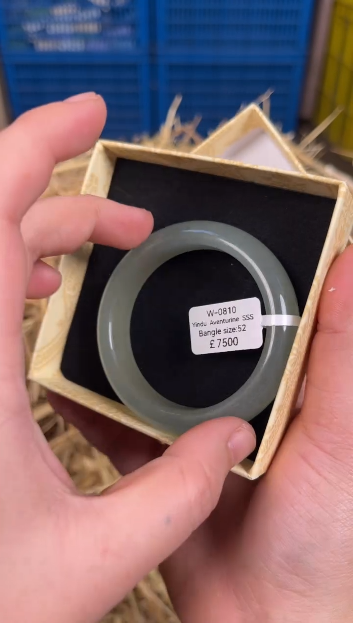 未镶嵌手镯石英质玉W0810