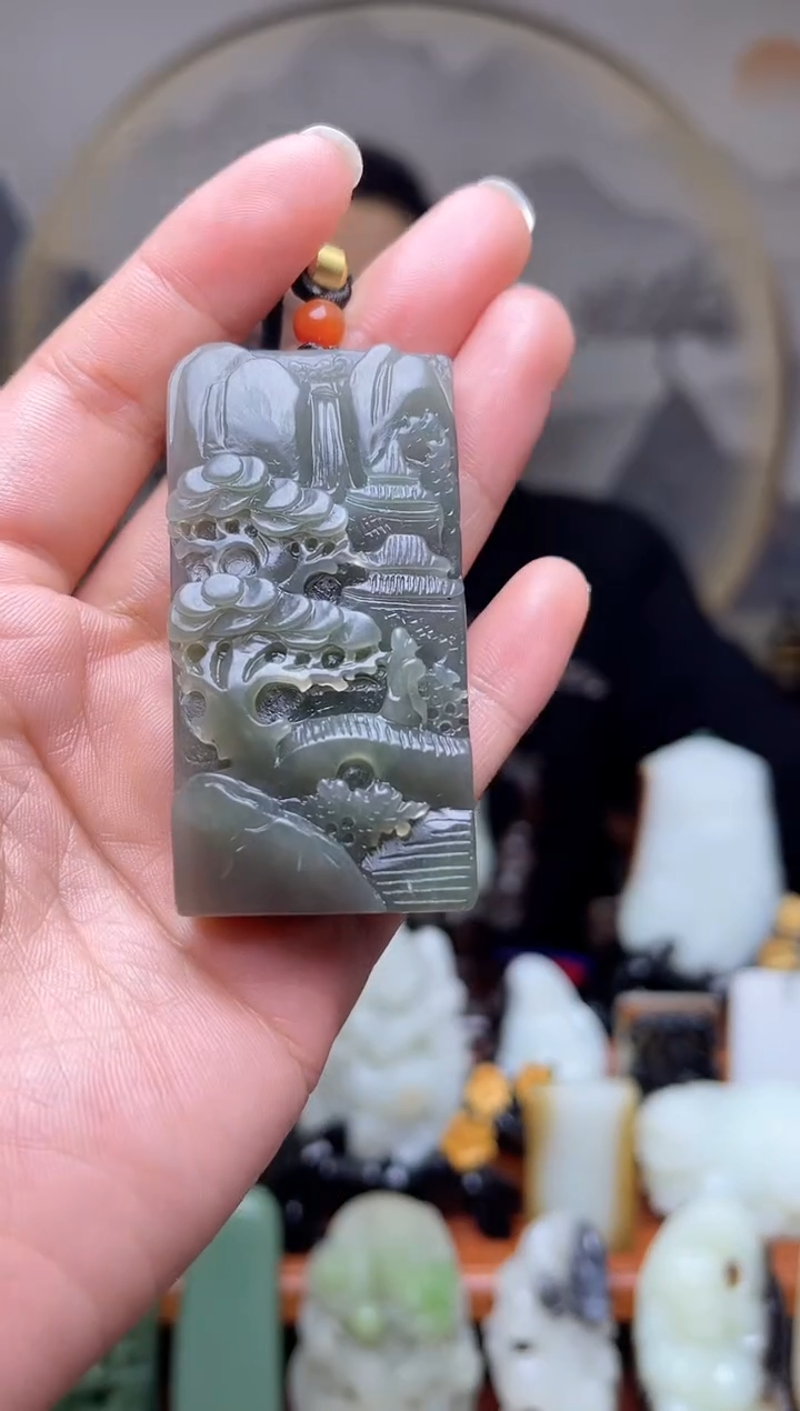 【闪购商品】和田玉吊坠未镶嵌83