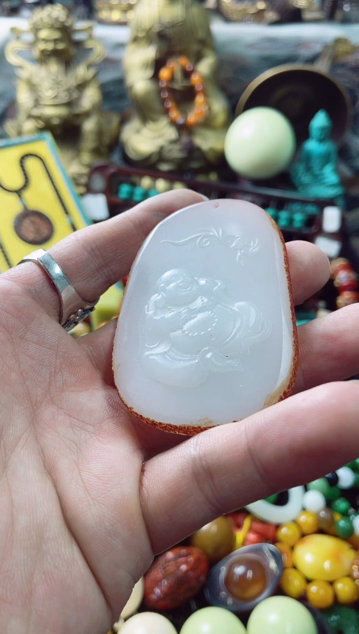 和田玉（子料）弥勒未镶嵌 