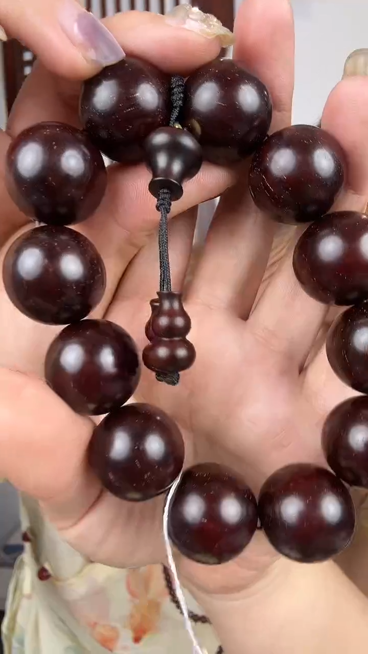 檀香紫檀（小叶紫檀）小叶紫檀卡2.0单圈手串1280