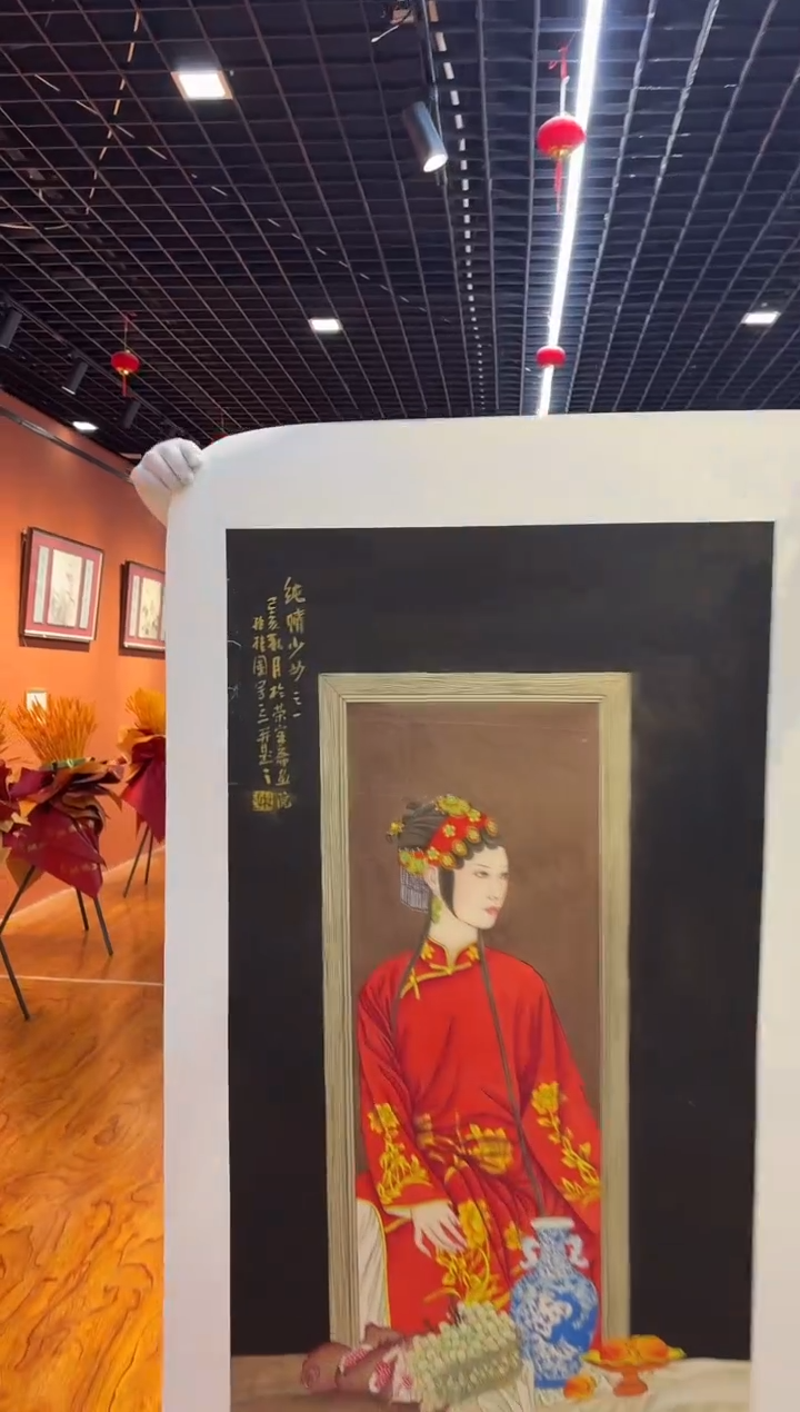 【闪购商品】国画孙桂国老师字画，带亲笔合影证书27-97