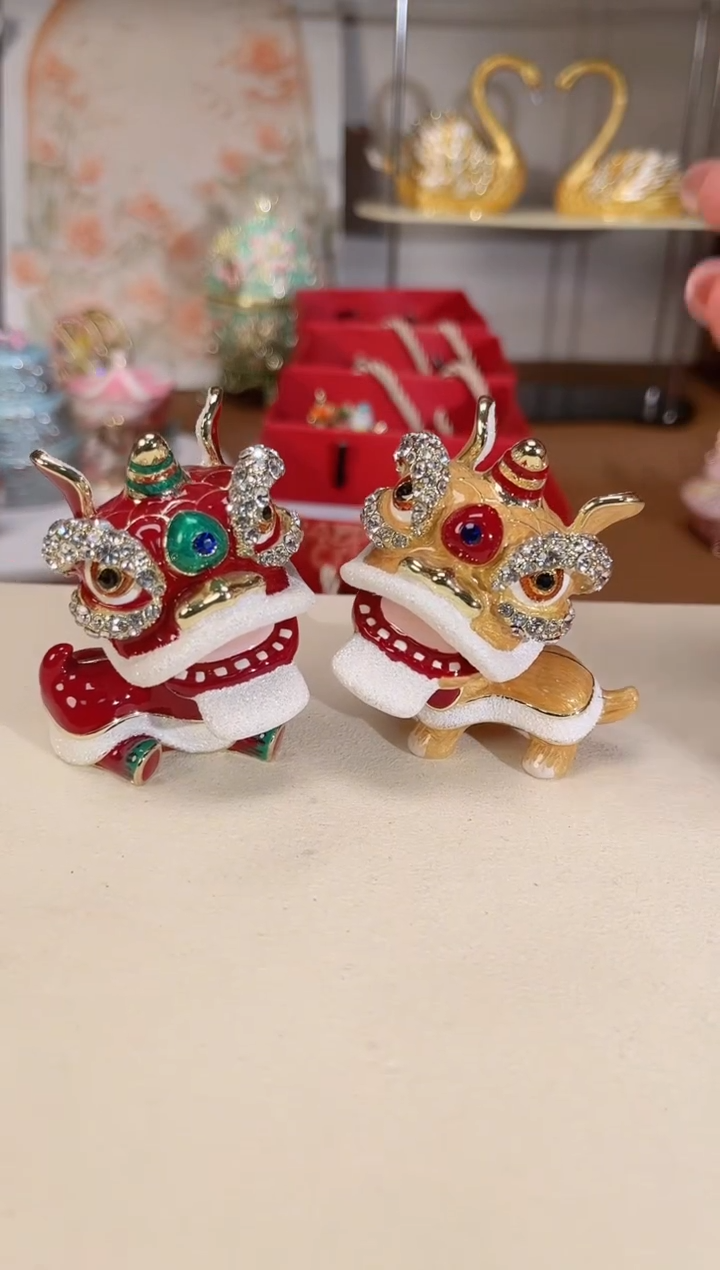 【闪购商品】易尚宝珐琅彩首饰盒