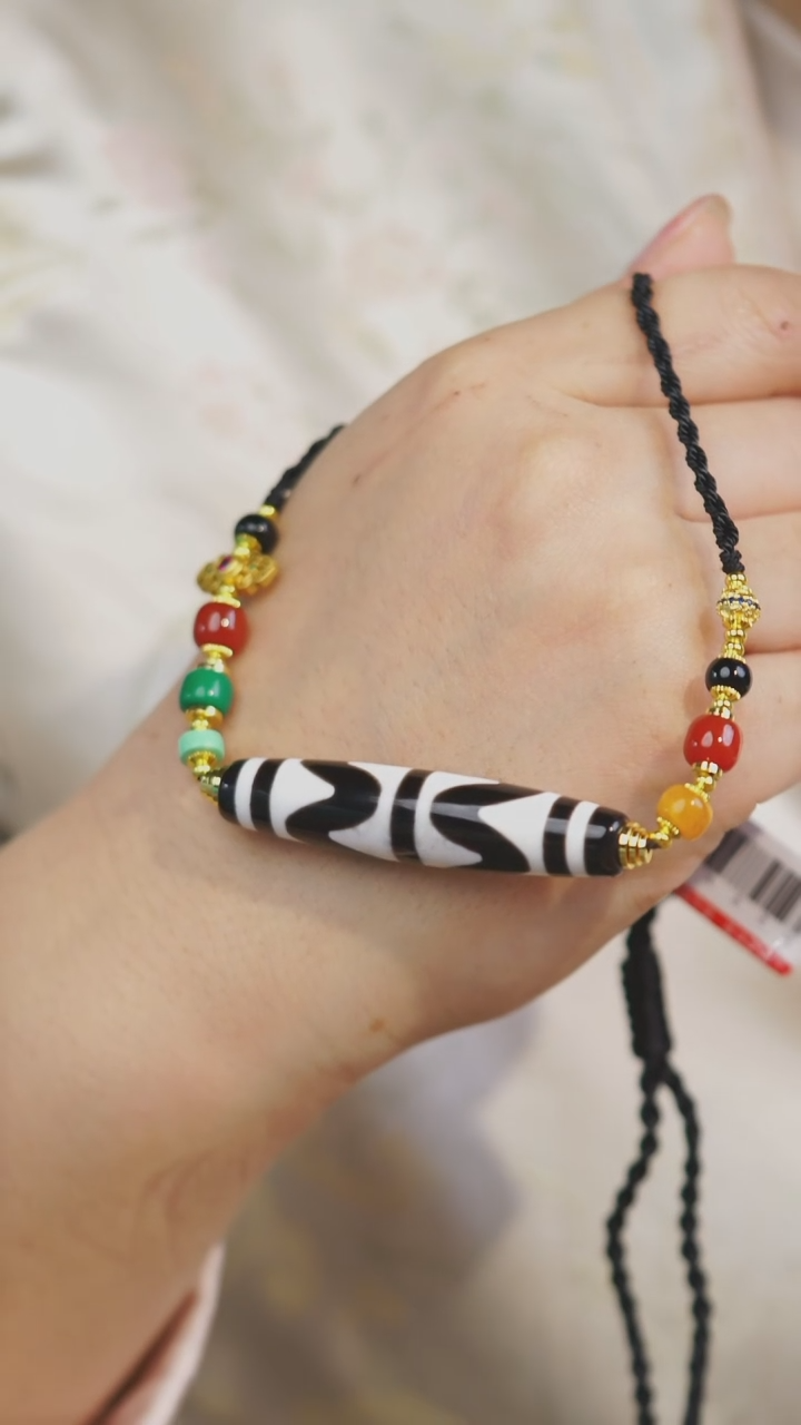 【闪购商品】玛瑙/玉髓项链未镶嵌多样性发一