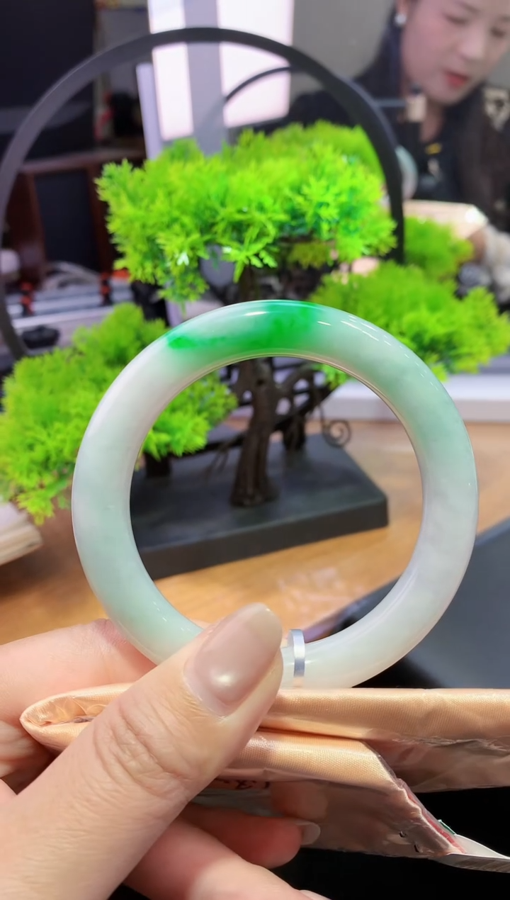 未镶嵌手镯翡翠k76天然A货缅甸翡翠59.3