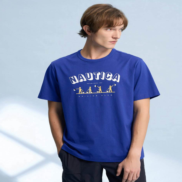 诺帝卡 百搭舒适短袖圆领T恤-232TS320940P