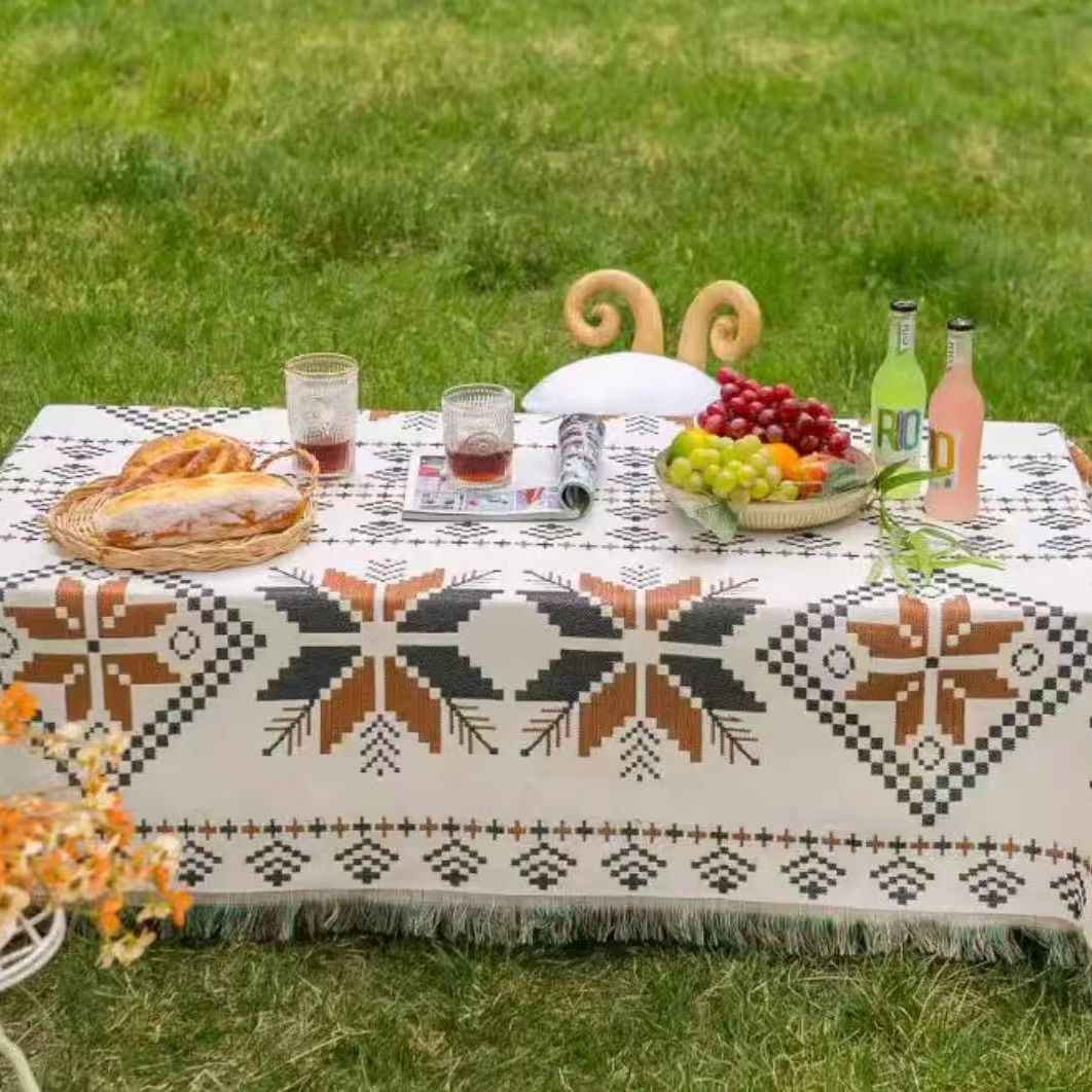 （波西米亚风）多功能流苏沙发巾  80*230±5cm 四季款 床盖