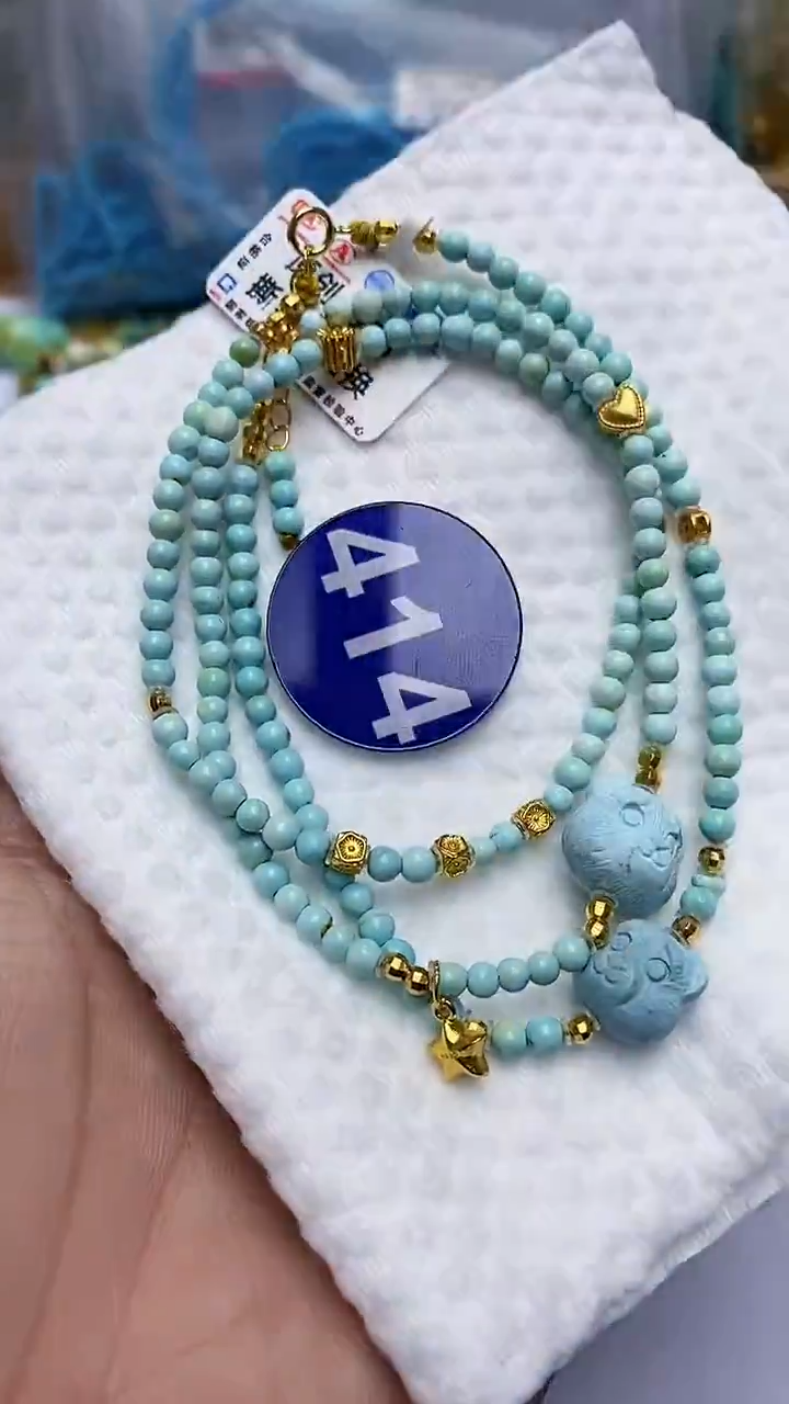 【闪购商品】绿松石项链银S925镶嵌414