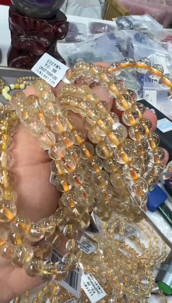 【闪购商品】水晶手链未镶嵌CK4371 约7mm多样性发一件