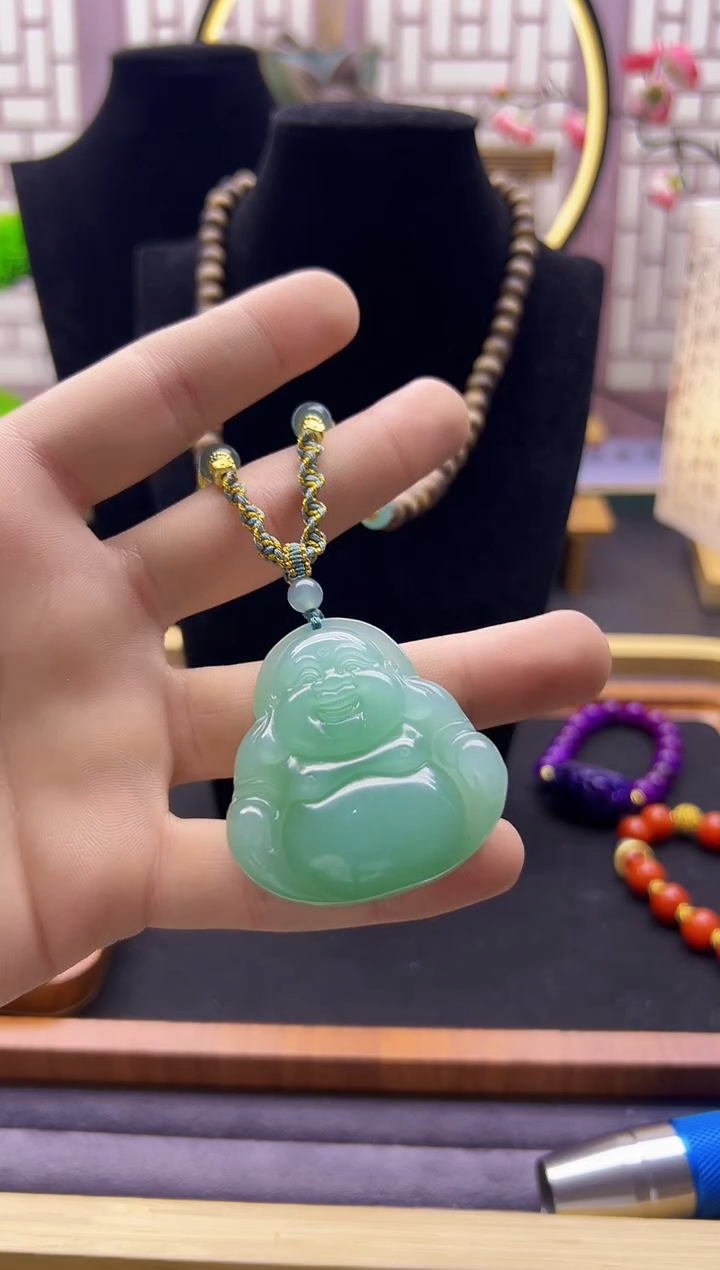 【闪购商品】翡翠颈饰14K金镶嵌X798         