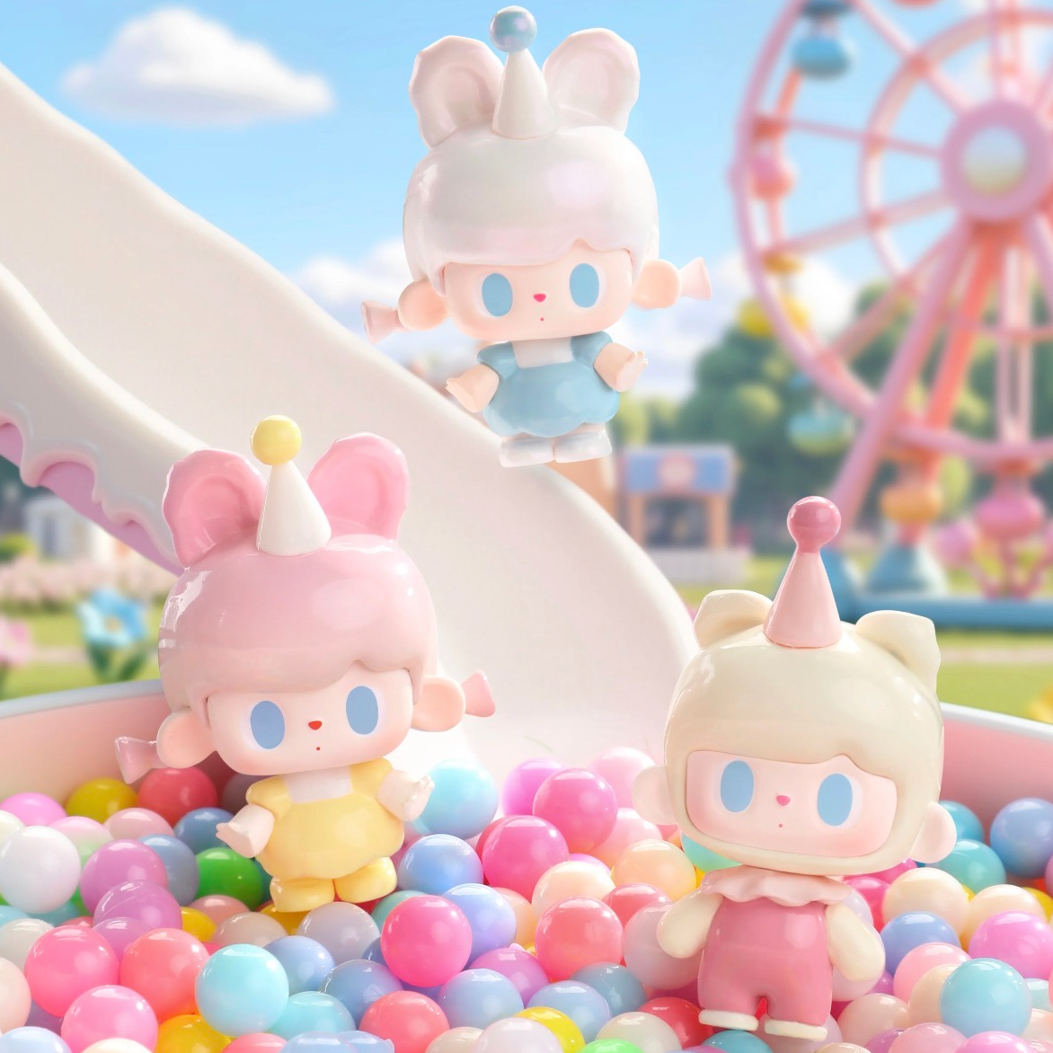 【代拆】正版兔兔与熊二代系列萌粒盲盒盲袋