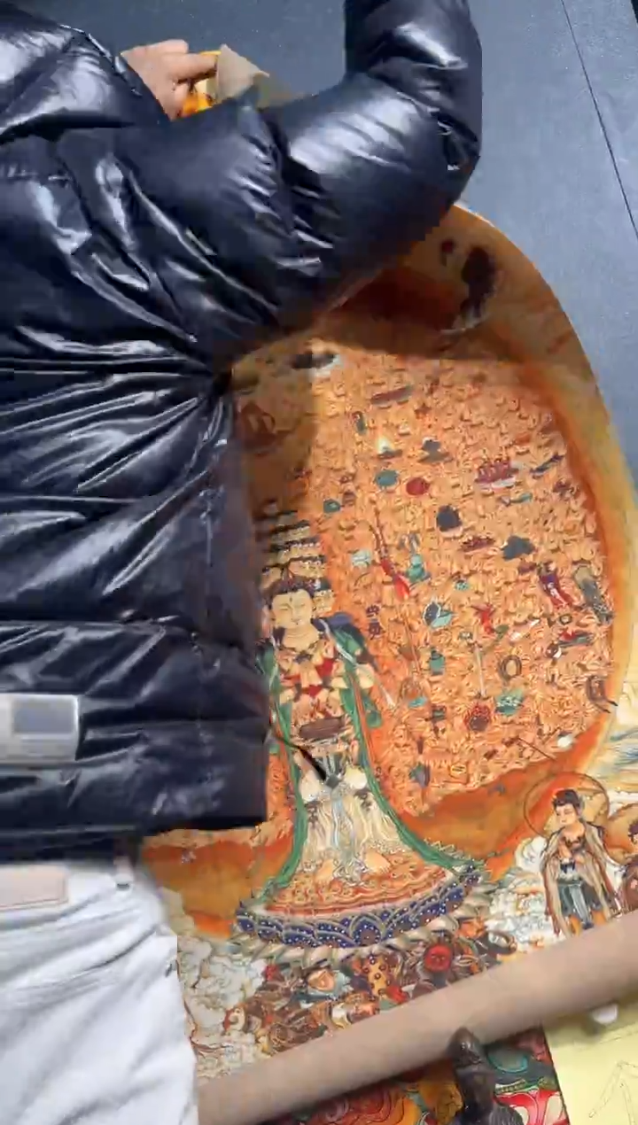 卷轴画卷轴画奥奥的唐卡