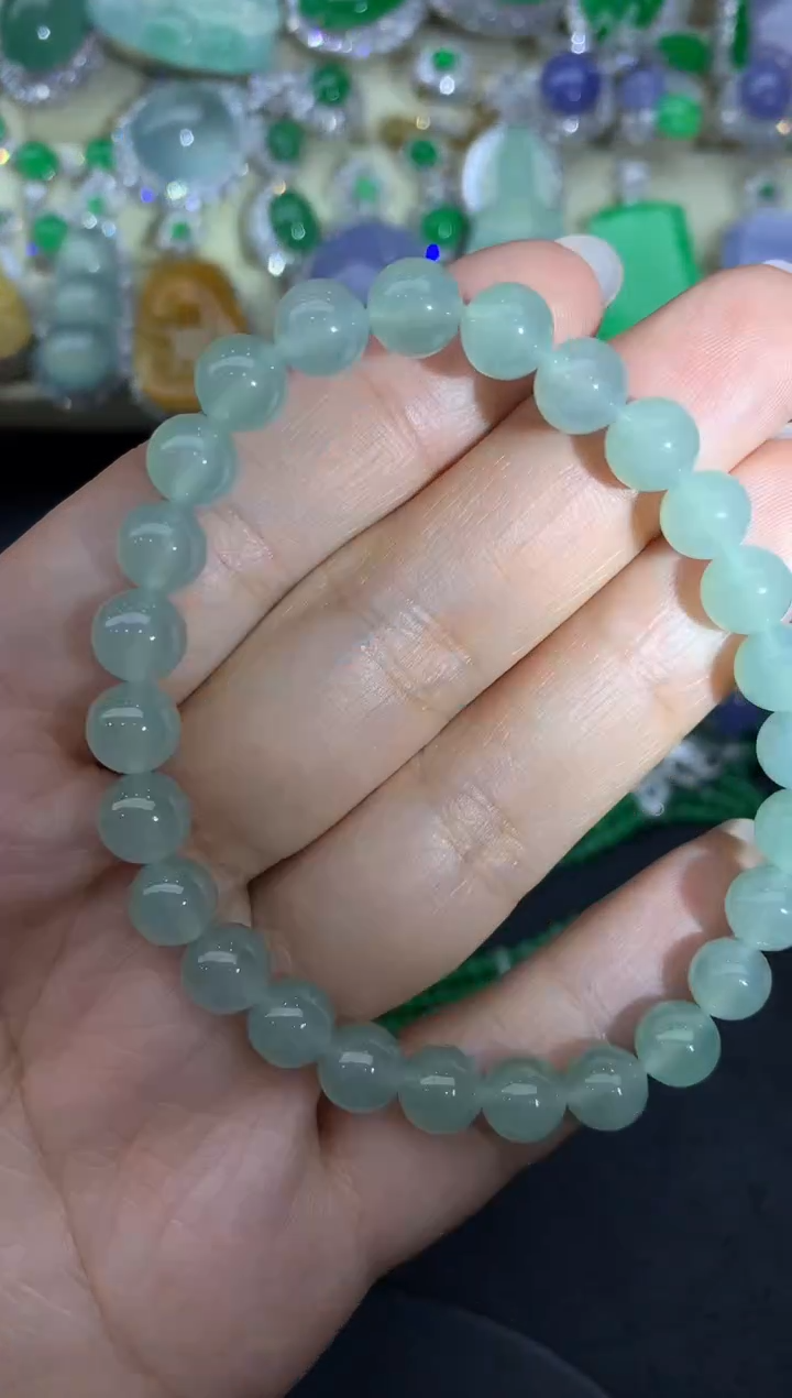 【闪购商品】翡翠手链未镶嵌154中国好珍宝