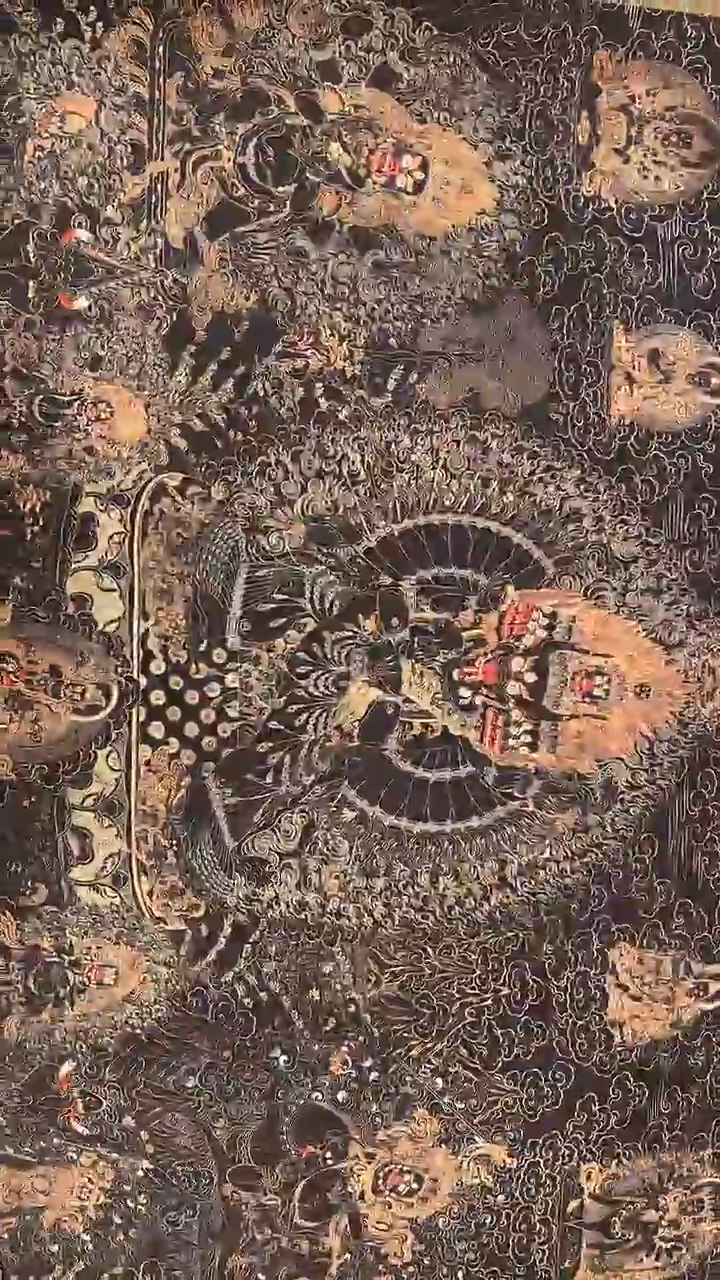 装裱画精美唐卡tk16007