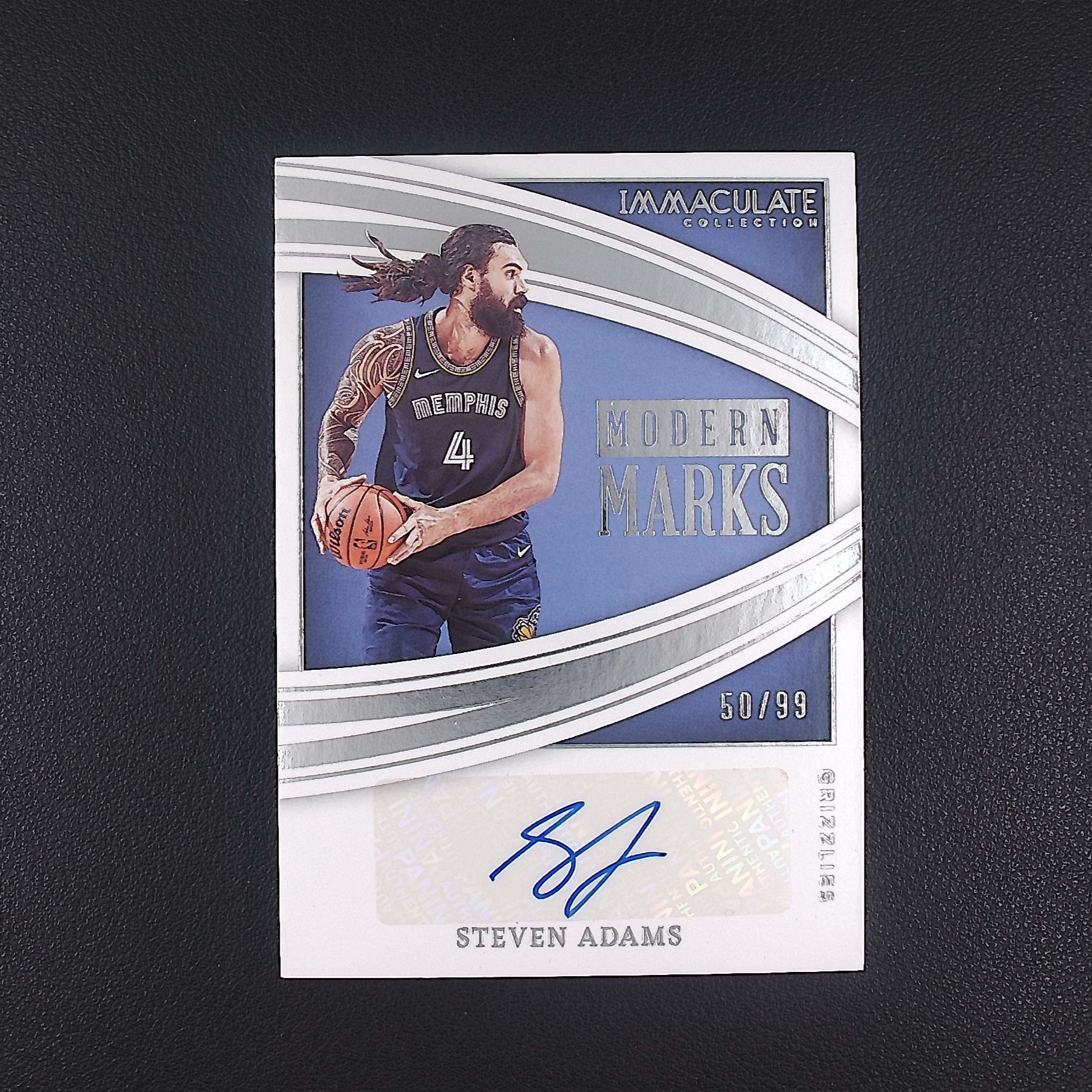 亚当斯 99编 IMM 帕尼尼NBA国宝手提签字球星卡