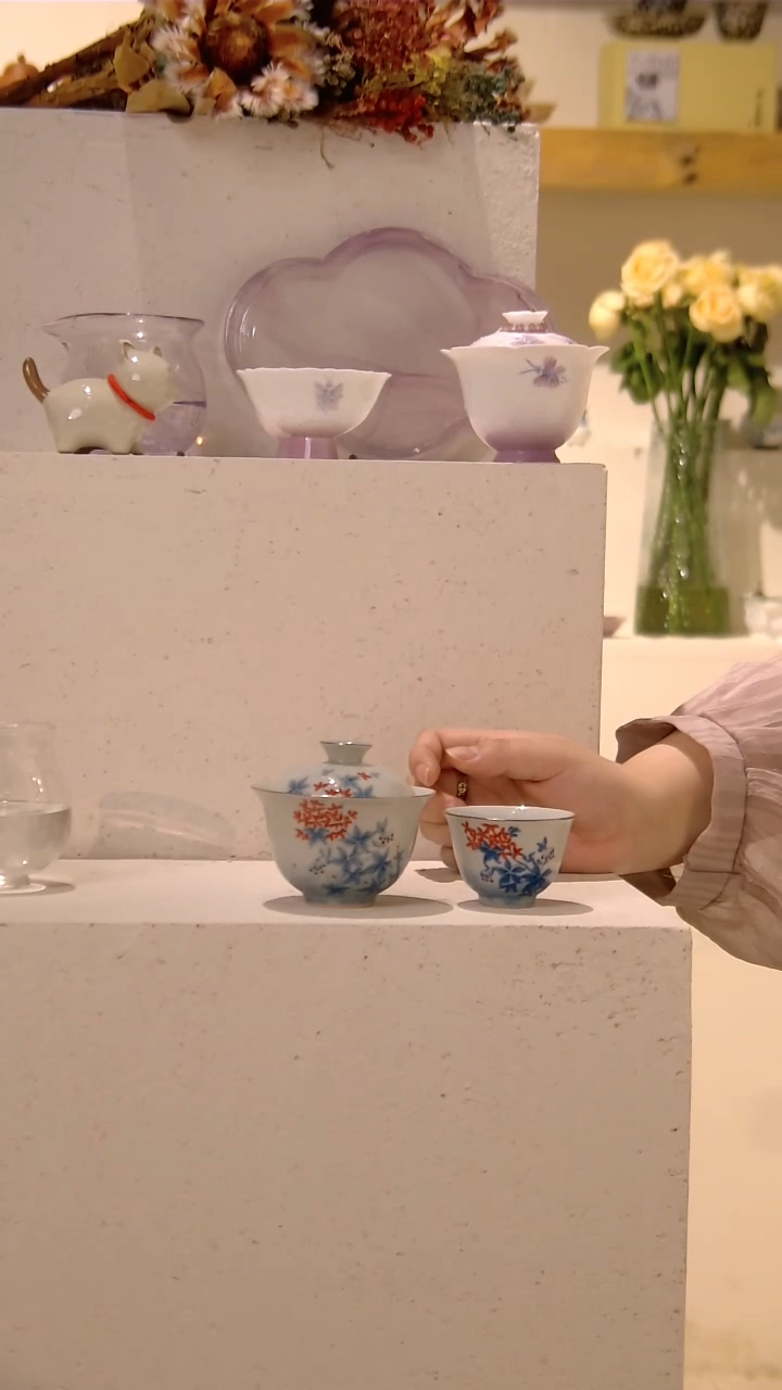 盖碗+茶杯 哈哈哈哈哈