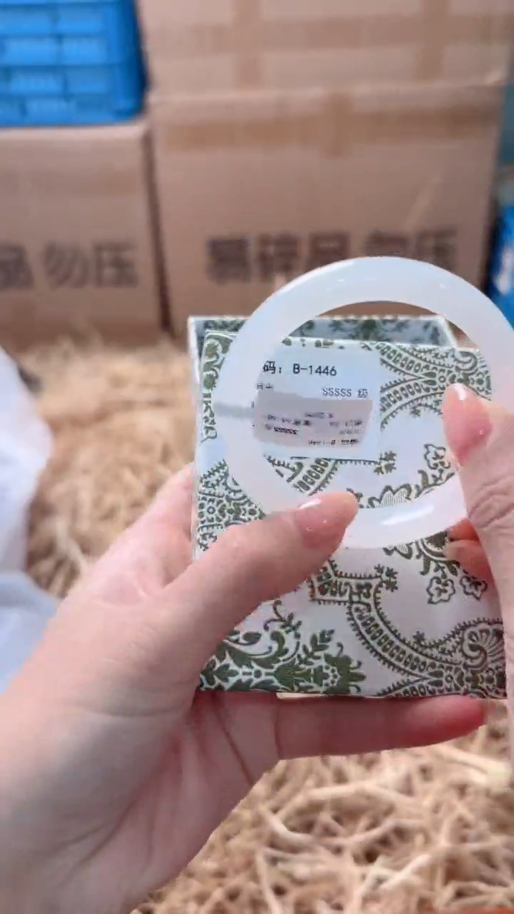 未镶嵌手镯石英质玉B-1446